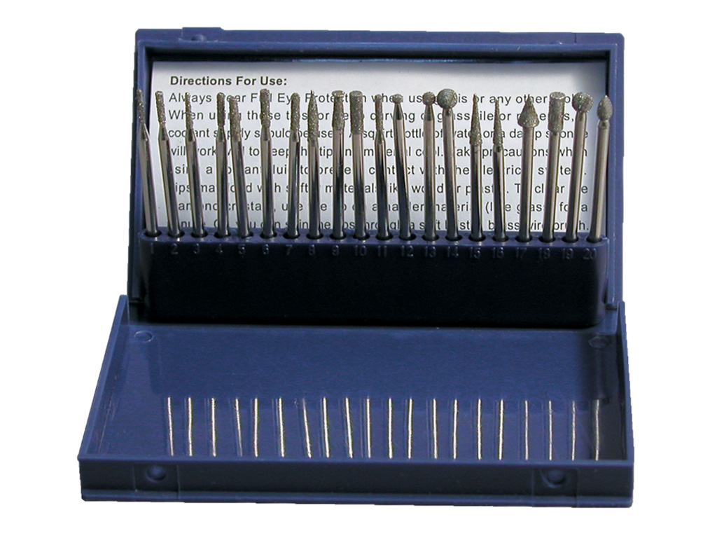 Inland 20 Pc. Diamond Engraver Tip Set